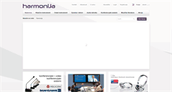 Desktop Screenshot of harmonija.rs